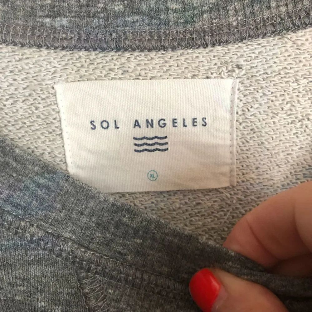 NWOT SOL ANGELES Respect Mother Earth Graphic Sweatshirt In Heather - Picture 5 of 9